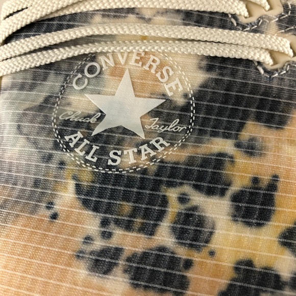 Converse Unisex Run Star Hike Hi Egret/White/Black WASHED FLORALS 170776C - Picture 7 of 11